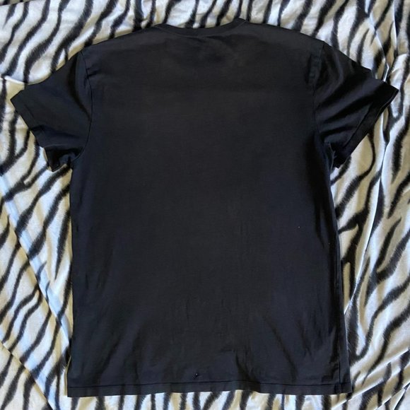 TIMBERLAND (Size M) Brand Logo Black Tee - Picture 3 of 5